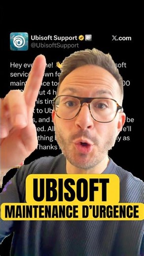 UBISOFT ⚠️ Maintenance d'URGENCE activée !!!