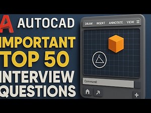 Top 50 important interview questions for AutoCAD
