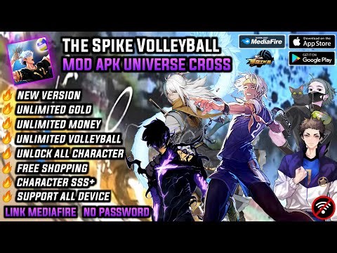 DOWNLOAD THE SPIKE VOLLEYBALL CROSS MOD APK V6.3.414 | UNLOCK ALL CHARACTER, UNLOCK LUCAS & MOD RAUL