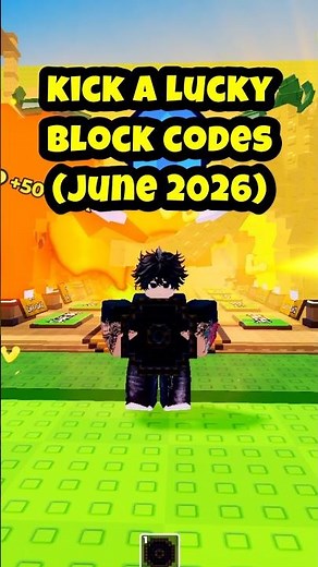 NEW KICK A LUCKY BLOCK CODES 🎁🔥 FREE MYTHIC (JUNE 2026) #shorts