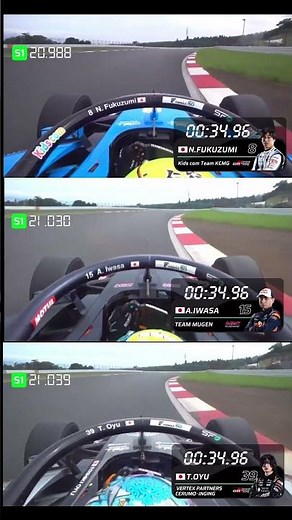 1.5倍速で見るRd.4FUJI TOP3予選タイムアタック │ #SFormula #モータースポーツ #タイムアタック