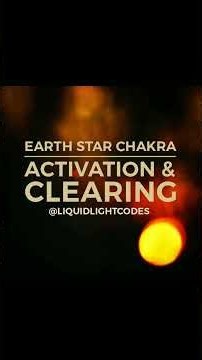 🤎🖤❤ Earth Star Chakra - Lightcode Activation