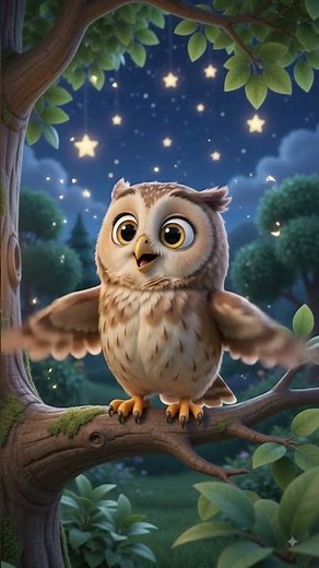 🦉 Hoo Hoo, Olly Owl! 🌙 | Fun Owl Song for Kids | Nursery Rhyme & Baby Song