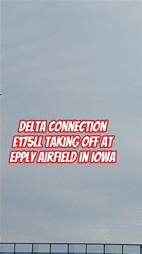 delta connection e175LL taking off at epply airfield