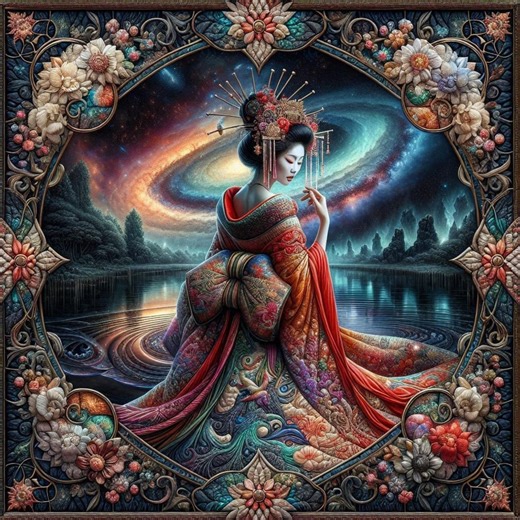 Quilt Fabric Panels – Geisha’s Dream Sewing Art - Etsy