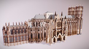 Westminster Abbey - 3D model by MGT3D (@deltajane89)