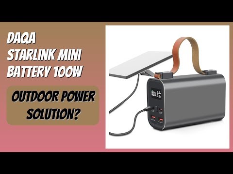 REVIEW (2026): Daqa Starlink Mini Battery 100W. Features