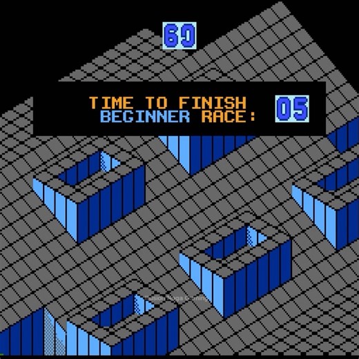 Playthrough of Marble Madness (NES) | Illusion Naga Gaming