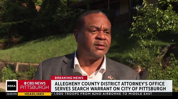 Allegheny County district attorney serves search warrant on City of Pittsburgh