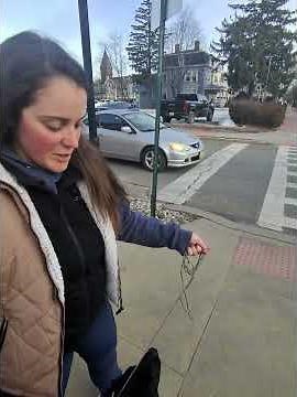 Watch a seeing-eye dog guide her handler for the very first time ￼