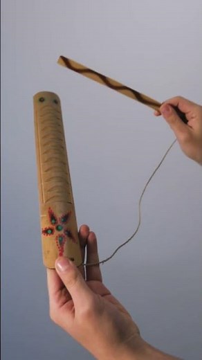 Bamboo Guiro Rasp - Sound Demo