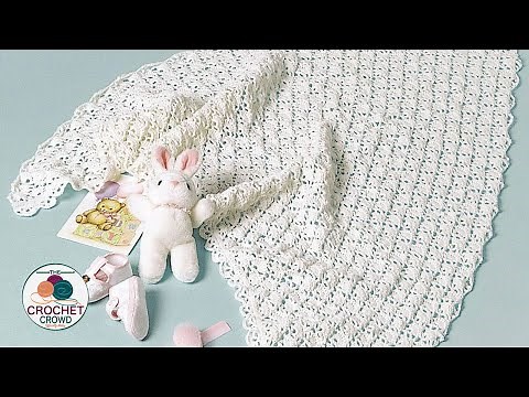 Mom-friendly Bernat Baby Crochet Shawl Pattern Made Easy