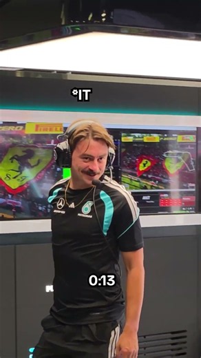 Got him 🤣 #f1 #mercedesf1 #monza #prank
