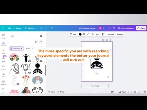 Designing a Journal Cover in Canva — Real-Time Process | Part 1