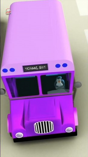 Wheels on the Bus, Sing Along #nurseryrhymes #bussong #shorts