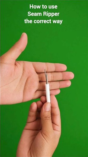 How To Use Seam Ripper The Correct Way 😄#sewingtipsandtricks #sewinghacks #sewing #viralshorts #diy