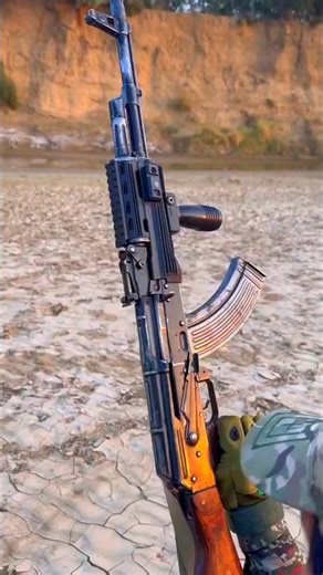 AK47 firing sound review 🔥❌#army #military #viralvideo #ak47freefire