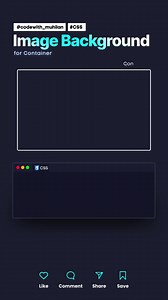 How to use image as background in CSS... By-codewith muhilan Follow for more Unique Ideas | Unique Ideas