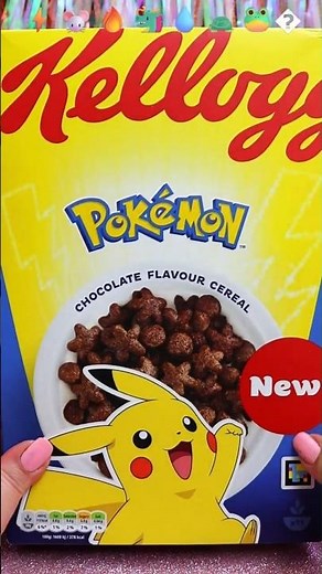ASMR UNBOXING Pokemon Nostalgic Cereal Review ❤️#shorts #asmr #pokemon #trending #nostalgia #fyp
