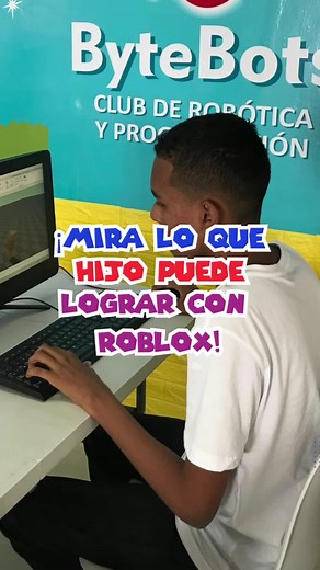 🎮 ¡Hoy Carlos está creando su propio mundo en 3D! 🚀 En nuestro curso de creación de videojuegos con Roblox, los niños no solo juegan, ¡aprenden a construir sus propias aventuras! 💡 👦 Imagina que tu hijo también pueda crear sus propios mundos y personajes. Dale las herramientas para desarrollar su creatividad y habilidades tecnológicas, y ve cómo sus ideas cobran vida. 🌟 👉 ¡Inscríbelo hoy mismo y acompáñalo en este viaje lleno de aprendizaje y diversión! #ByteBots #ProgramaciónInfantil #Rob