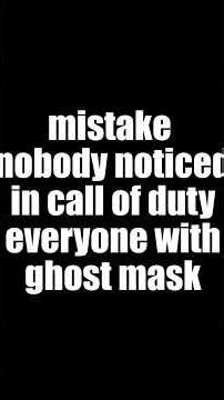 The Biggest Mistake in Call of Duty… And Nobody Caught It #callofduty #games
