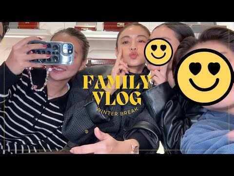 【家族冬休みVLOG】夫＆子どもとショッピング！旅のキャリーケース作りに【グローブ・トロッター】