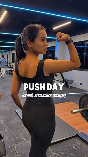 Chest, Shoulders, Triceps (Push day) routine 🔥 #ytshorts #gymworkout #pushday
