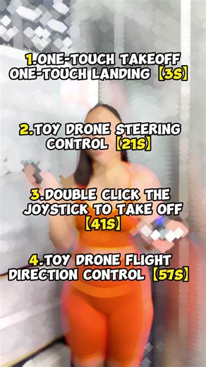 💡Get some drone tutorials!!! 🪄Here are knacks on 1️⃣one touch takeoff & landing(3s), 2️⃣toy drone steering control(21s), 3️⃣double click the joystick to take off(41s), 4️⃣toy drone flight direction control(57s)!💡#drone #dronevideo #dronetutorial #dronelife