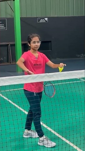 How to do Backhand Flick serve🏸 #badminton #badmintonlovers #tutorial #shuttle #shortsfeed #sports