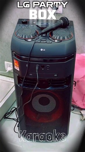 Powerful Party Speaker With Karaoke Mic - LG Sound Test #technology #unboxing #review #sound