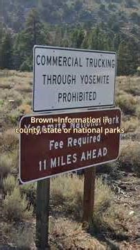 Colors of road signs and their meaning - part 2 #signs #road