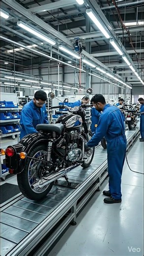 Royal Enfield Bullet Making #shorts #bulletlover