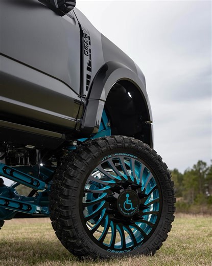 Custom Lifted Ford F450 on 28” JTX Forged Slayer Dually Wheels #fordperformance #ford #liftedtrucks #trucking #fordtrucks #kingranch #truck | Steel inc Customs