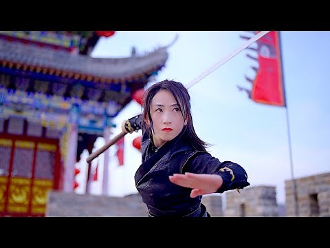 Conquerors Blade & Spirit: Female-Led Chinese Sword Dance at The Great Wall 🗡️ #conquerorsblade