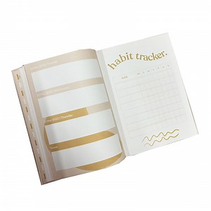 [Hot Item] A5 Size Hardcover Spiral Notebook Simple Cover Design Custom Notebook for Students