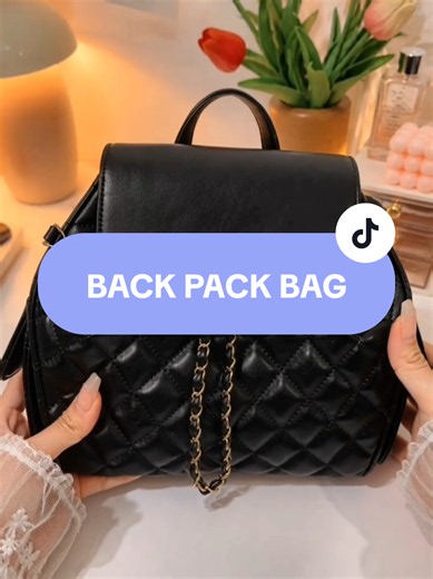 Black Backpack Bag for Everyday Outfits - Classy & Spacious