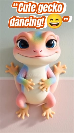 Cute Gecko Dancing | Funny Kids Song 🦎🎵