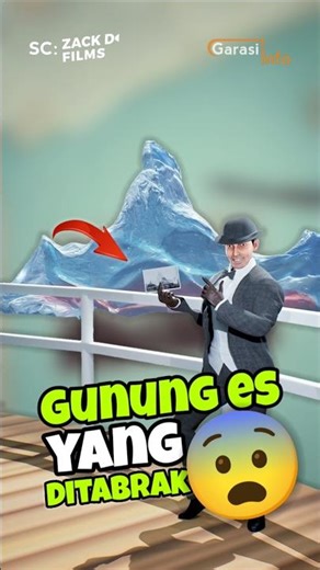 ICEBERG that was hit by the Titanic 😱 #shorts