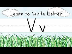 Learn to Write Letter V