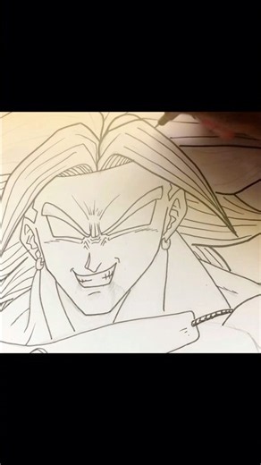 HOW To DRAW Broly ( DBZ ) Step By Step Tutorial | Dragon Ball Z #infinityzart #viral #animeart