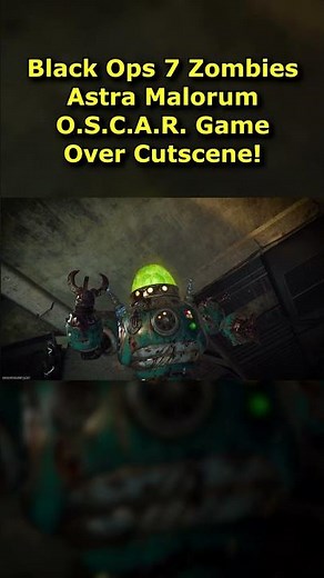 Black Ops 7 Zombies OSCAR Game Over Death Cutscene animation (new Boss Astra Malorum)
