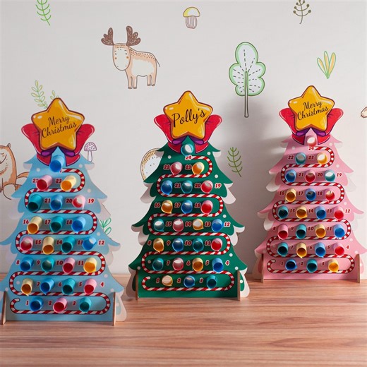 Montessori Advent Calendar Tree: Christmas Countdown Gift for Kids - Etsy