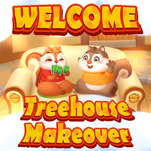 15 reactions · 3 comments | You'll go nuts over this event!  Welcome to the Treehouse Makeover! Play adventure mode, fill the combo meter, and decorate your treehouse! More details are in the game!  | Skip-Bo Mobile | Facebook
