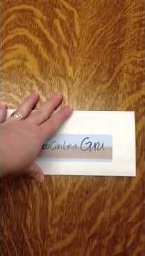 How To Fold A Letter To Fit Into A #10 Envelope