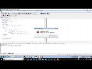 S7 SCL Debuggger Cannot test block. Debuginfo was not generated.