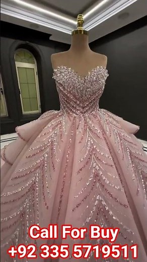 Brides Can’t Get Enough of This Pink Crystal Dress 💗👑 #2025BridalTren