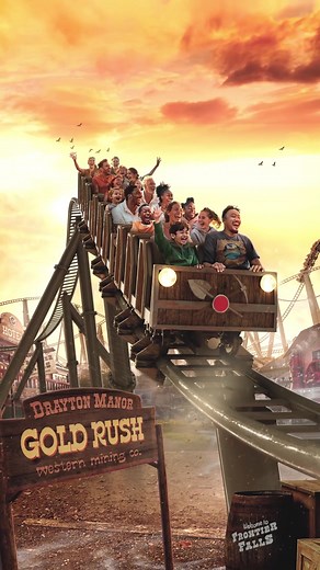 The wait is over! 🤠 🌵 We're thrilled to announce that Gold Rush opens on 26th July! Mark your calendars & get ready for an epic adventure! 🗓️ 🔔 Perfect for thrill-seeking youngsters with a 1m height restriction. Don't miss out! 👉 Book Now #DraytonManorResort #ThemePark #FrontierFalls #GoldRush