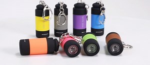 Watch keychain flashlights multicolor on Amazon Live