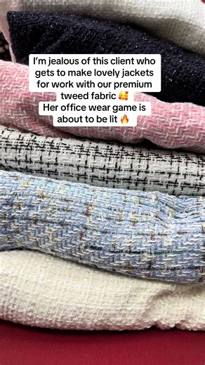 Elevate Your Office Wear with Premium Tweed Fabrics