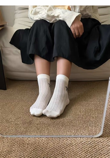 You finally found socks that are cute and actually breathable. #socks #cutesocks #schoolsocks